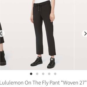 Lululemon On The Fly Pant *Woven 27" Great Condition. Size 8